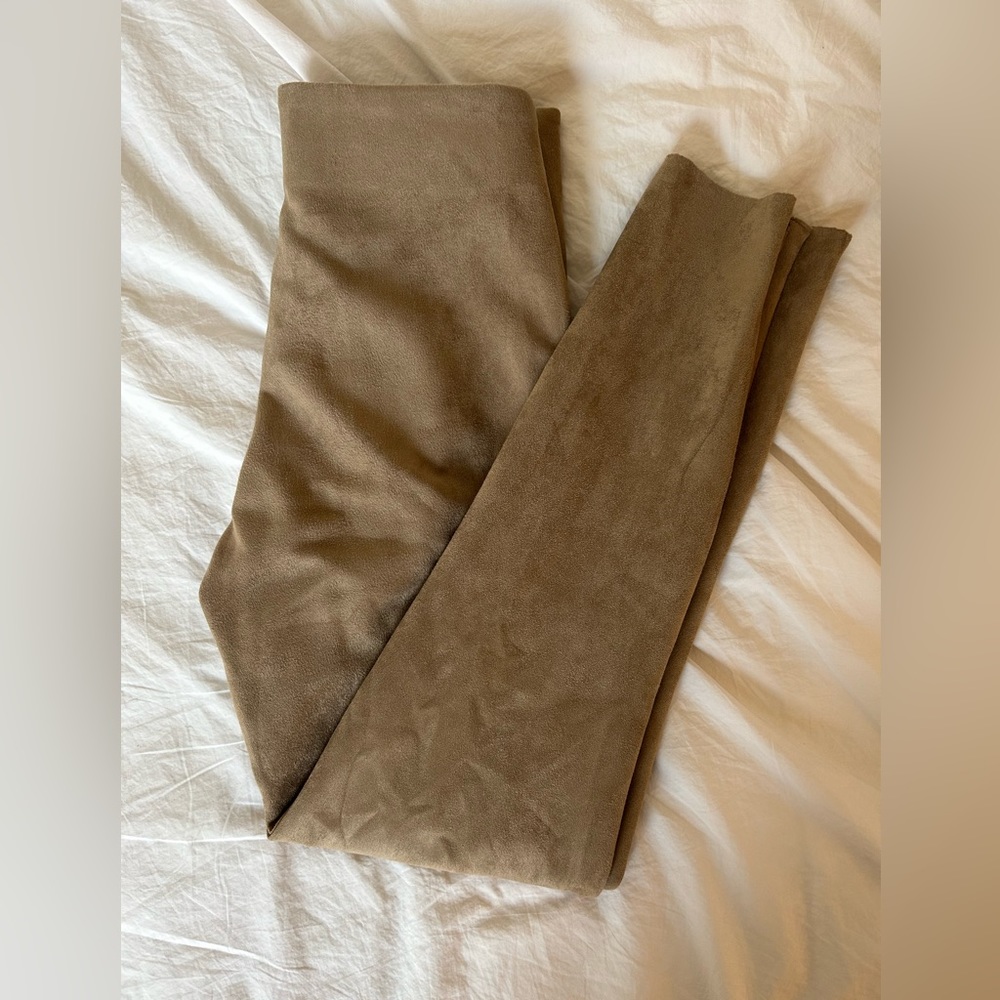 Zara tan/brown velvet pants